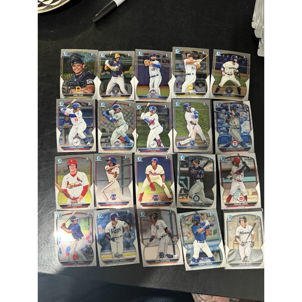 2021 & 2023 Topps MLB baseball cards BCP, series 1, lot of 50